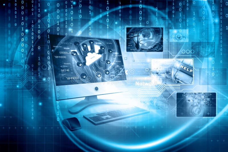 Digitaltechnikhintergrund lizenzfreies stockbild