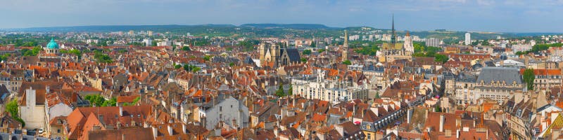 Cityscape of Dijon in a summer day. Cityscape of Dijon in a summer day