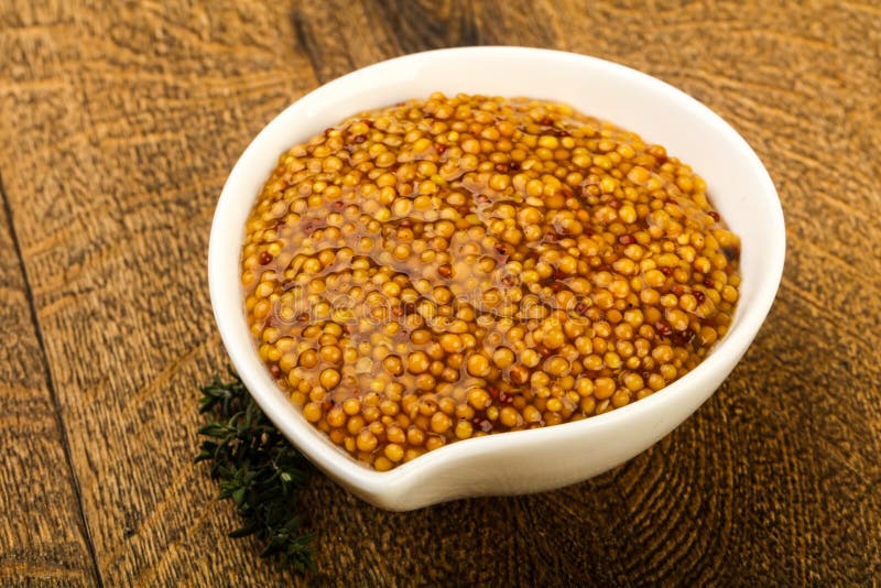 Dijon mustard stock photo. Image of grain, macro, france 136236274