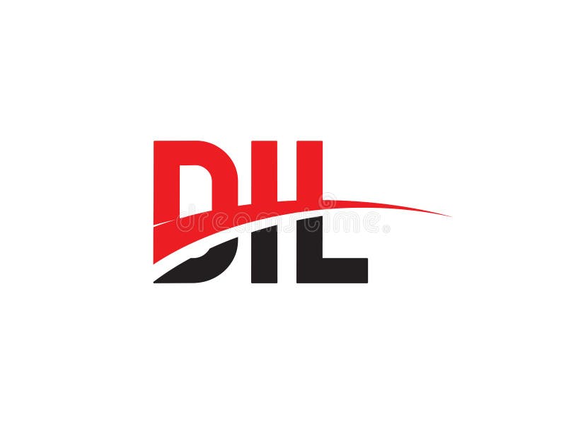 DIL Letter Initial Logo Design Vector Illustration Stock Vector
