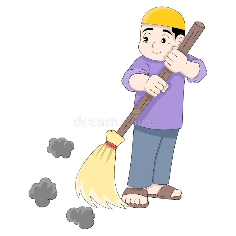 Boy Sweeping Stock Illustrations 518 Boy Sweeping Stock Illustrations