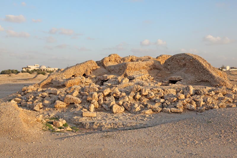 Dilmun Burial Mounds in A ali. Bahrain