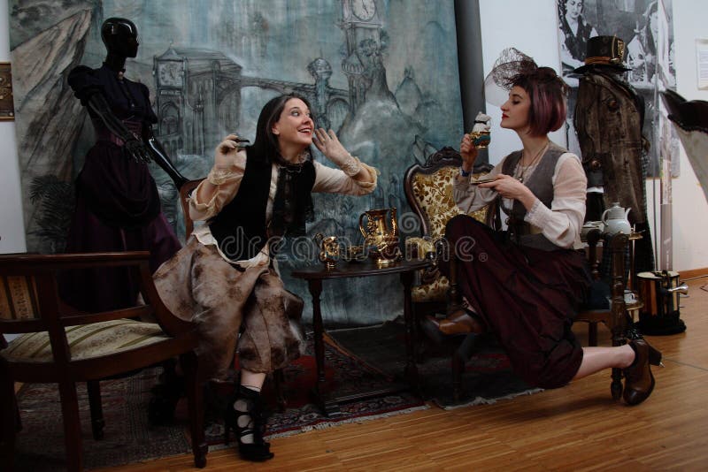 District of Independent Makers - Steampunk design - Expressions and interpretations. DIM - District of Independent Makers, a demonstration of the Fuori Salone stock image District of Independent Makers - Steampunk design - Expressions and interpretations. DIM - District of Independent Makers, a demonstration of the Fuori Salone stock image