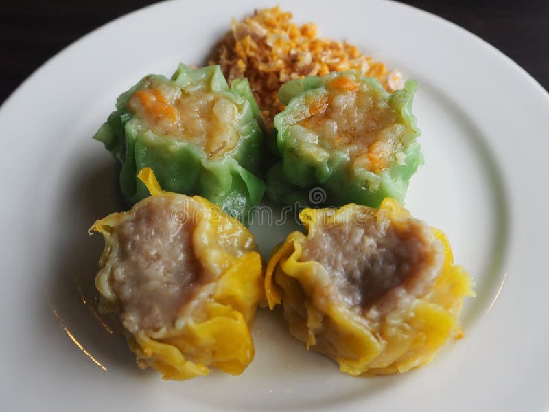 Dim Sum - Chinese Shrimp Dumplings stock image Dim Sum - Chinese Shrimp Dumplings stock image