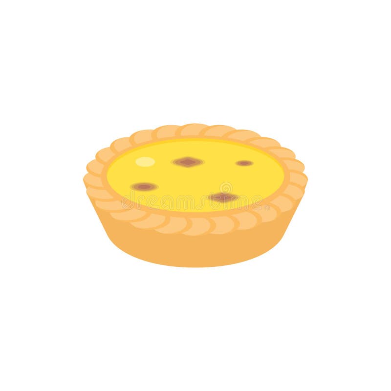 Dim Sum Dessert, Egg Tart in Cantonese Style Stock Vector Illustration of bakery, round 98616026