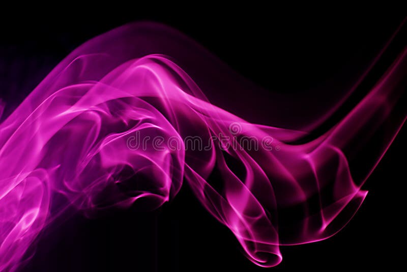 Dimensión de una variable abstracta del fondo - ondas del humo