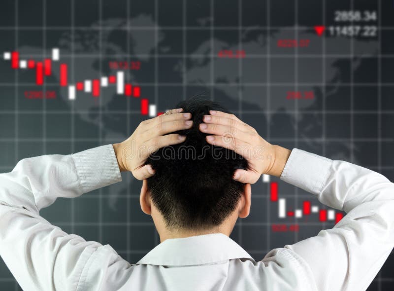 Diminuzione globale del mercato azionario immagine stock Diminuzione globale del mercato azionario immagine stock