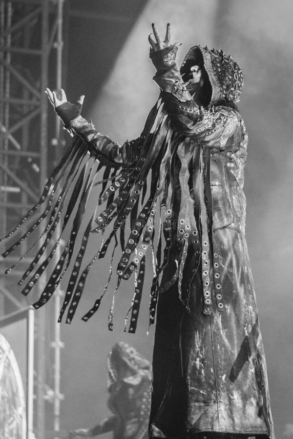 Shagrath, singer of Dimmu Borgir, shot in San Francisco 08/11/08 -; News  Photo - Getty Images