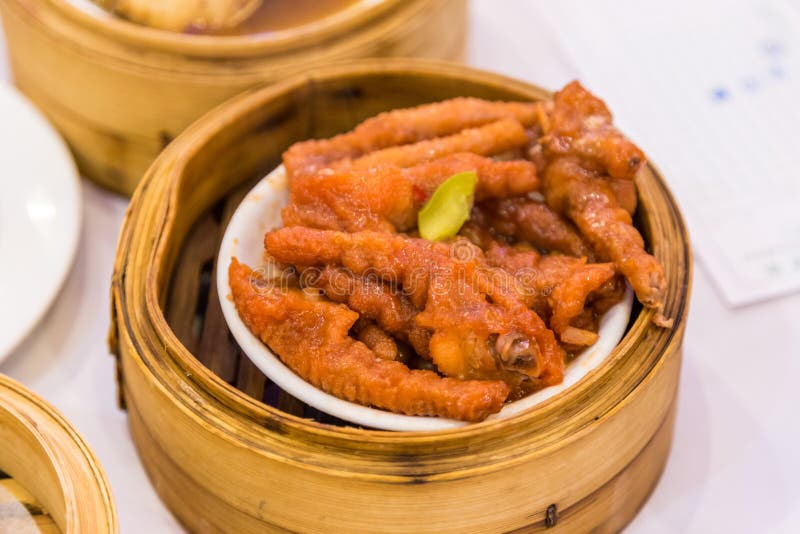 Dimsum de los pies del pollo - comida china fotos de archivo Dimsum de los pies del pollo - comida china fotos de archivo