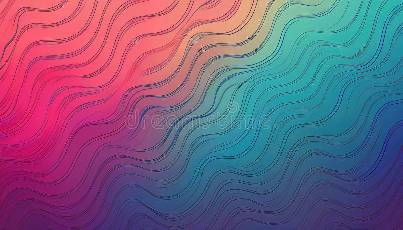 Dinamic Gradient Zigzag Model Un fundal minimalist vibrant cu o răsucire modernă care cuprinde elemente geometrice pentru arta dig stock illustration