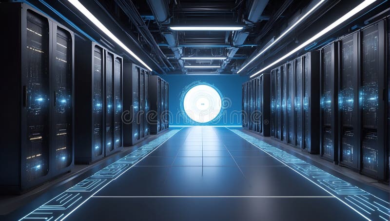 Dinamica dei dati scatenata : quanti quozienti di 3 d stravaganza. generazione di aiuti illustrazione di stock