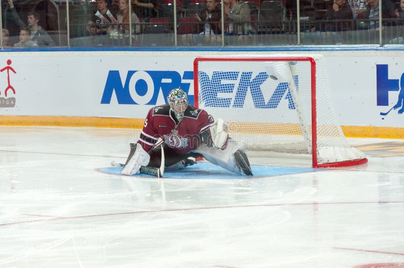 Dinamo Riga contra Dinamo Minsk fotos de stock royalty free