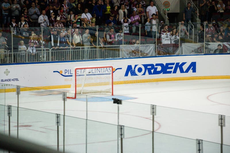 Dinamo Riga contra Dinamo Minsk imagem de stock royalty free