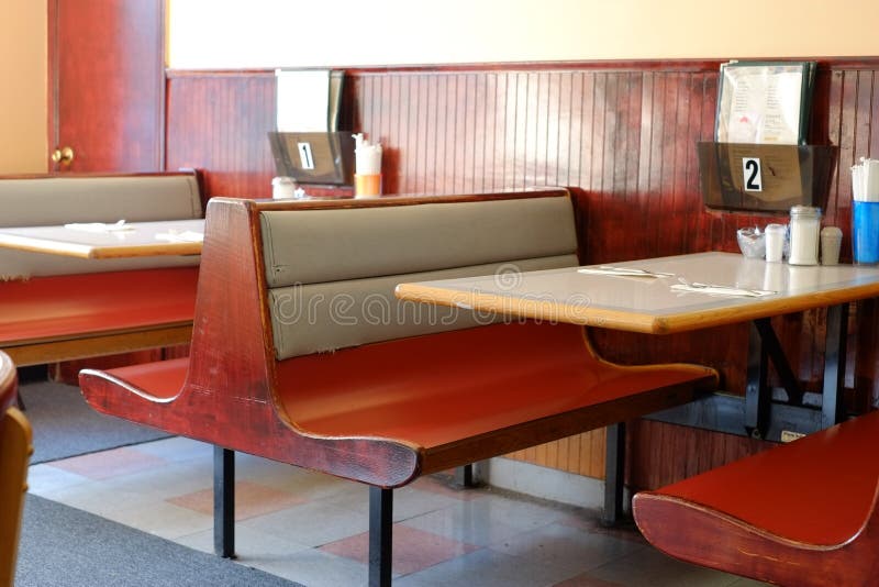 Diner Booths stock image. Image of older, england, food 39525635