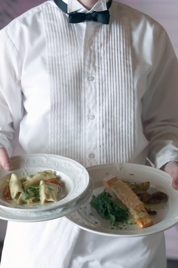Diner dat bij een huwelijk wordt gediend stock foto's Diner dat bij een huwelijk wordt gediend stock foto's