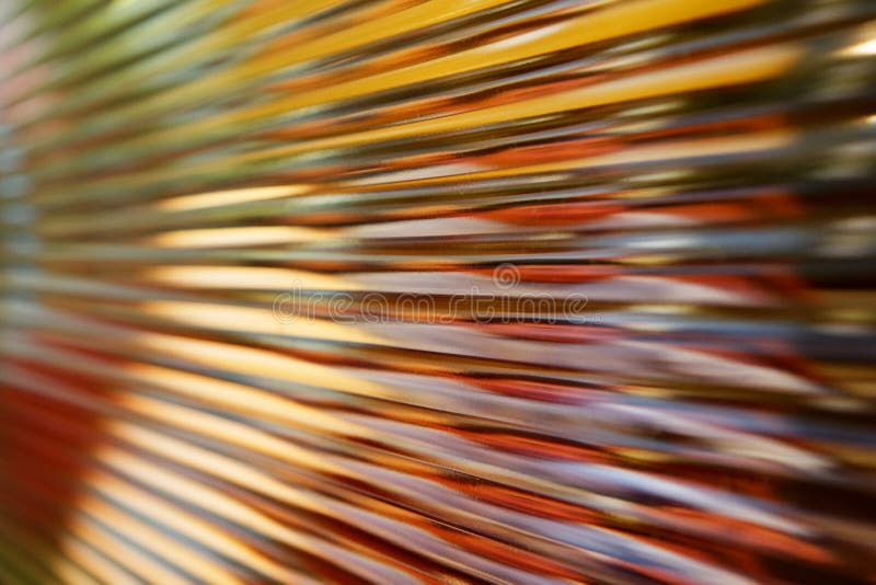 Close up image of corrugated glass window partition diminishing in perspective. Window color reflection background stock images, royalty-free photos and pictures