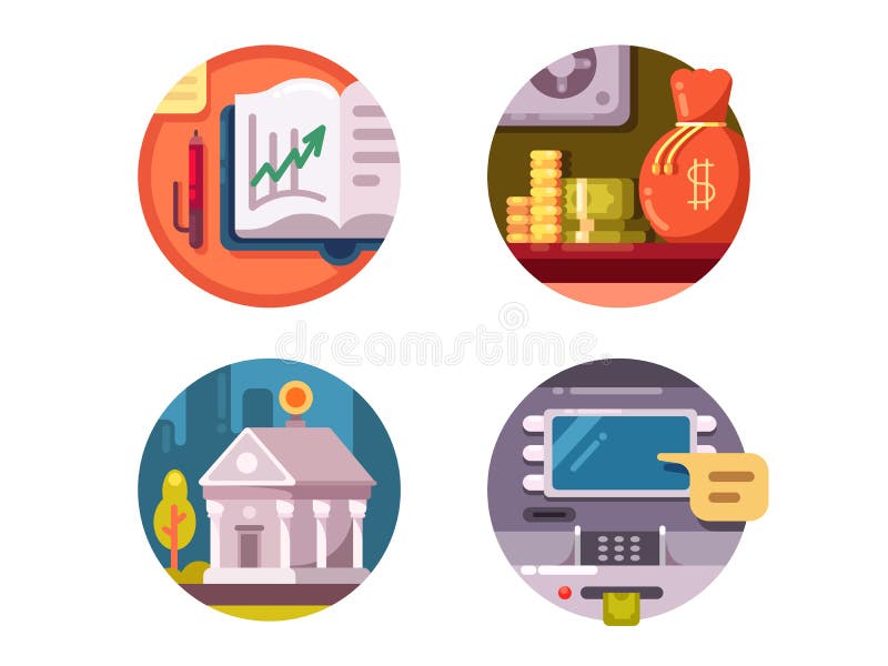 Dinero de la institución financiera libre illustration Dinero de la institución financiera libre illustration