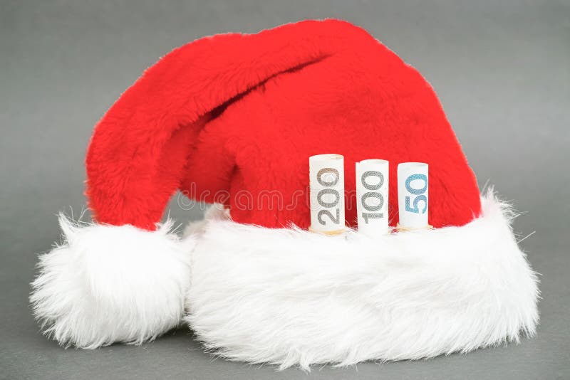 Dinero polaco de la Navidad fotos de archivo libres de regalías Dinero polaco de la Navidad fotos de archivo libres de regalías
