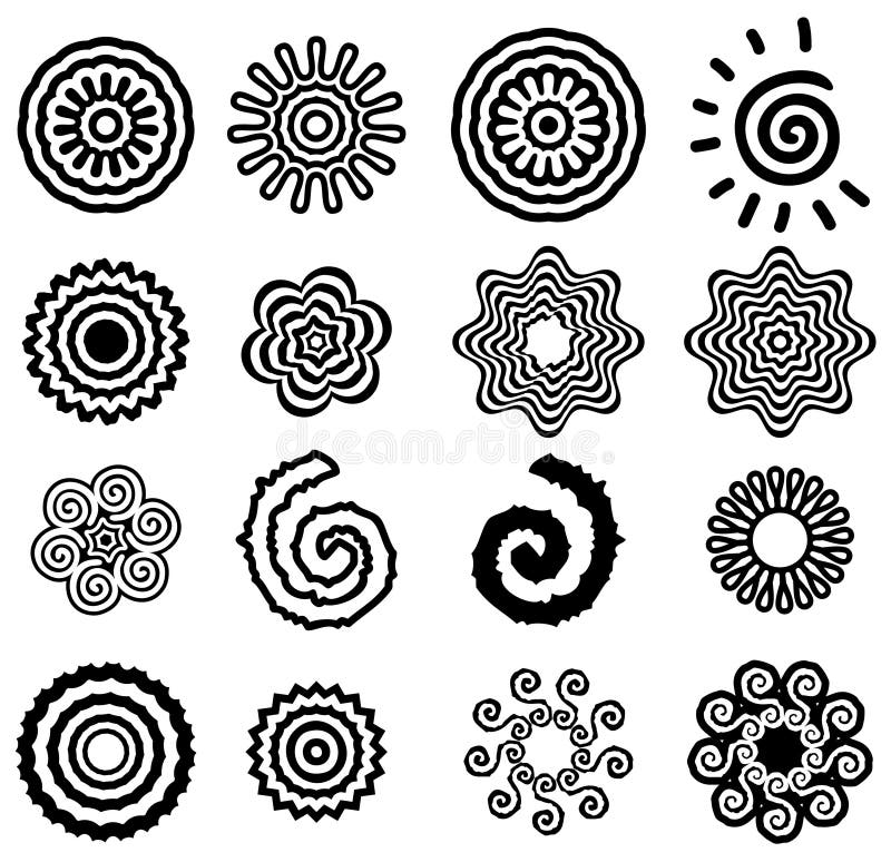 This is a set of sixteen black and white computer generated dingbat graphics. This is a set of sixteen black and white computer generated dingbat graphics.