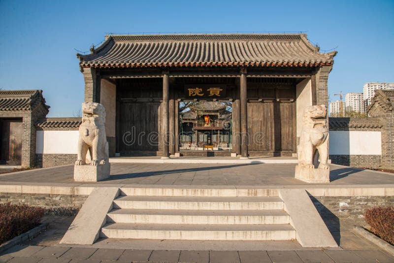 Dingzhou examination halls is currently China's best preserved Qing Gong Yuan expedition Dingzhou place. Qianlong three years (AD 1738), created by the Reign Wang Danian Dingzhou examination halls, bringing together within the jurisdiction of the civil and military examinees, as admitted scholar, born of the tribute. Light years (AD 1822), Reign Wang Zhonghuai donation to the people, the Extension site, rebuilt, additions, forming a large-scale examination room. After the repair has been retained after 2001, was listed as a national key cultural relics protection units. Gong Yuan flat square, covering 2.21 hectares, construction area 1547 square meters. The main building by a number Scotia, Quebec Court building two combination. No homes in the mountain side of the front. Quebec Court No. homes in the south, middle Spire, in order to reduce the sides to form a peculiar appearance, became prominent features of Dingzhou examination halls. Quebec Court of the attic floor is dedicated to Kuixing place. The lobby next to the number of homes to the north, is a candidate assignment, where the examiner sealed volume. After the floor is a test examiner watch wusheng place doubles as sleeping accommodation. Dingzhou examination halls is currently China's best preserved Qing Gong Yuan expedition Dingzhou place. Qianlong three years (AD 1738), created by the Reign Wang Danian Dingzhou examination halls, bringing together within the jurisdiction of the civil and military examinees, as admitted scholar, born of the tribute. Light years (AD 1822), Reign Wang Zhonghuai donation to the people, the Extension site, rebuilt, additions, forming a large-scale examination room. After the repair has been retained after 2001, was listed as a national key cultural relics protection units. Gong Yuan flat square, covering 2.21 hectares, construction area 1547 square meters. The main building by a number Scotia, Quebec Court building two combination. No homes in the mountain side of the front. Quebec Court No. homes in the south, middle Spire, in order to reduce the sides to form a peculiar appearance, became prominent features of Dingzhou examination halls. Quebec Court of the attic floor is dedicated to Kuixing place. The lobby next to the number of homes to the north, is a candidate assignment, where the examiner sealed volume. After the floor is a test examiner watch wusheng place doubles as sleeping accommodation.