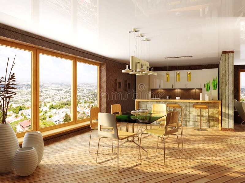 Dining room stock images