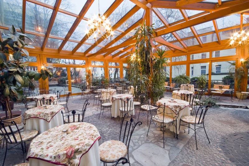 Dining Room Conservatory Royalty Free Stock Photos - Image: 4379828