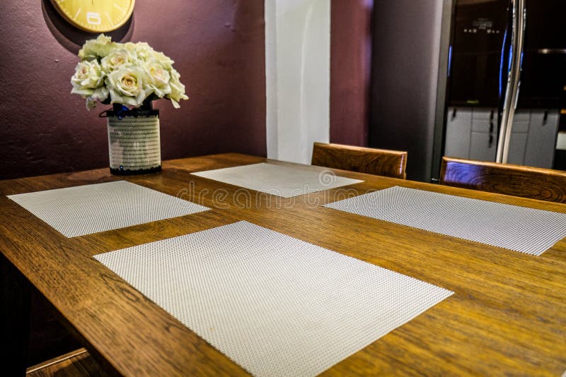 Dining Room with dining textile and place mat