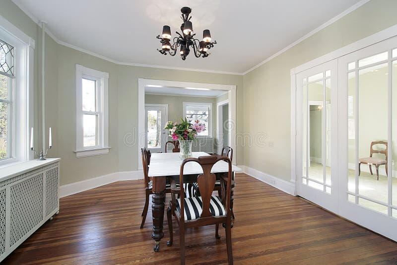 Add Glass Doors To Dining Room Built In