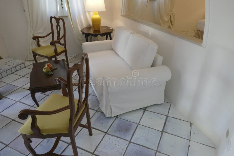 olive tree in dining room