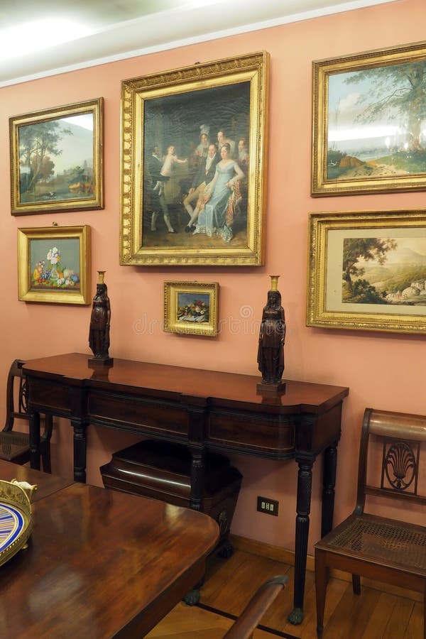 Mario Praz House Museum In The Palazzo Primoli In Rome Italy