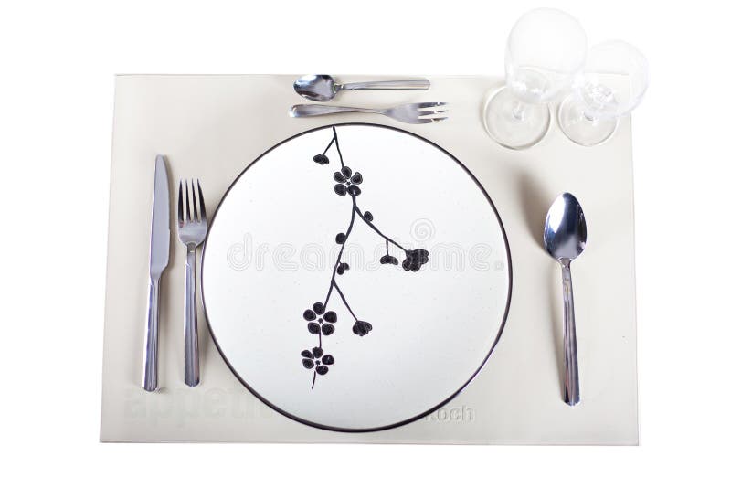 A dinner plate