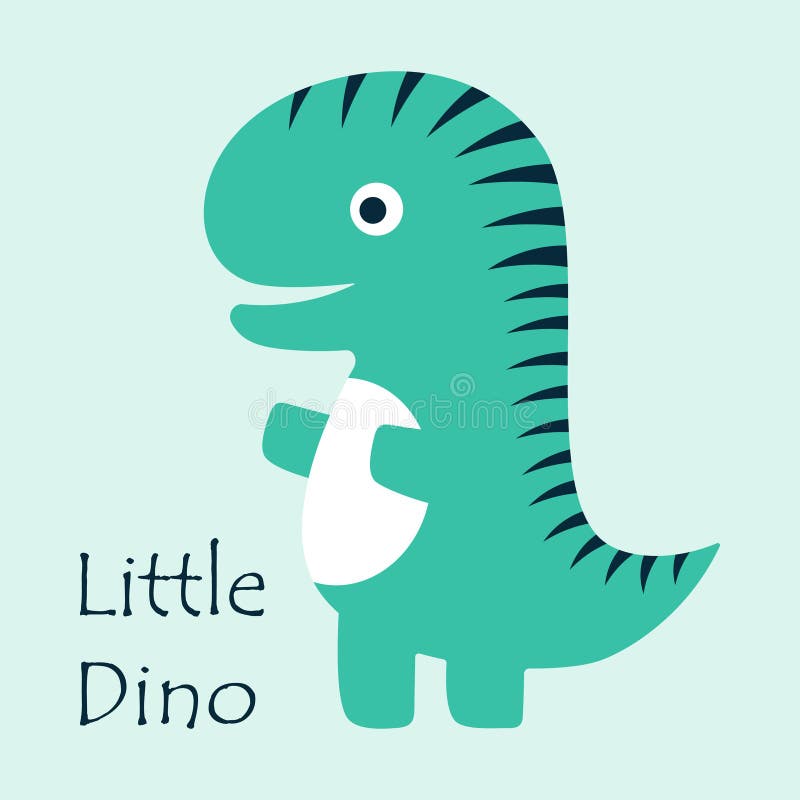 Desenhos animados dinossauros t-rex azuis, verdes e roxos imagem vetorial  de Seamartini© 75971351