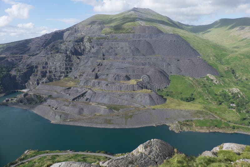 Dinorwic slate quarry.