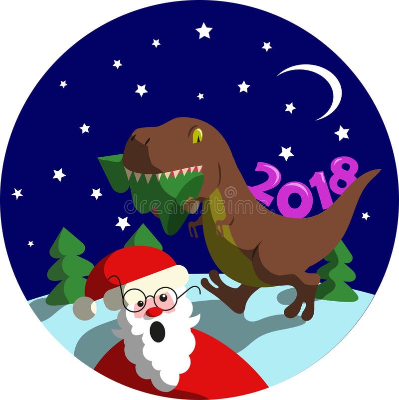 DINOSAUR2018 vector illustratie DINOSAUR2018 vector illustratie