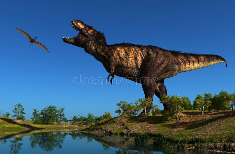 The dinosaur vector illustration