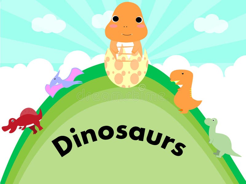 dinosaur vektor illustrationer dinosaur vektor illustrationer