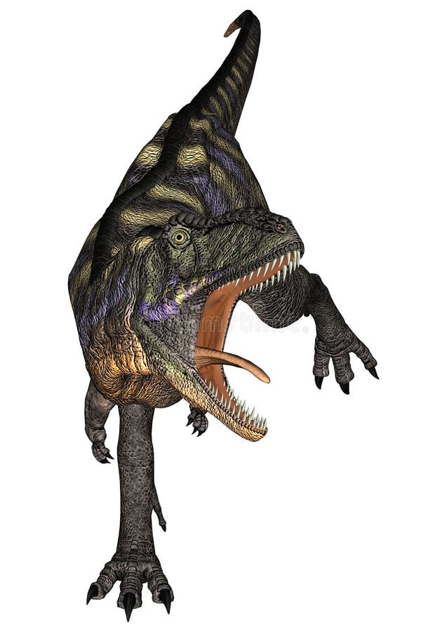 Aucasaurus Predator Dinosaur 3D Illustration Stock Illustration -  Illustration of reptile, monster: 189229221