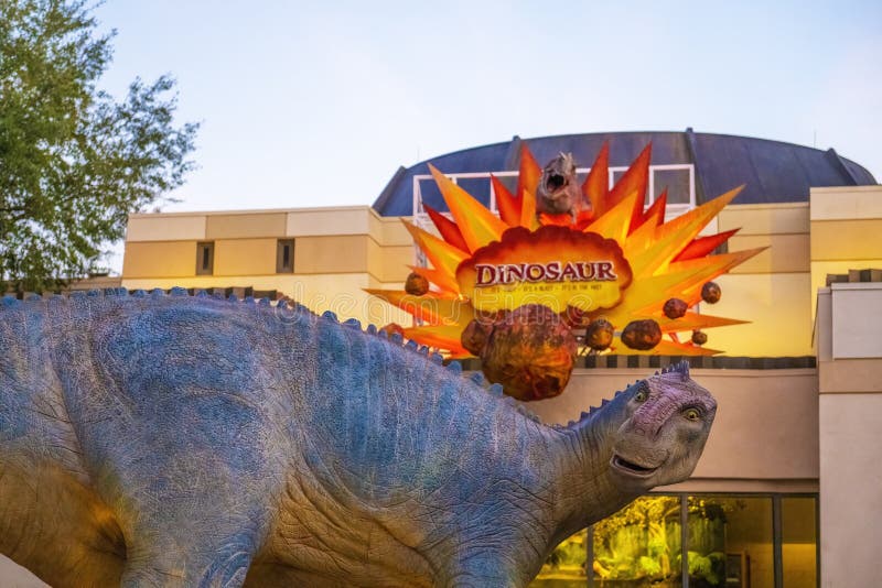 Dinosaur Ride Disney World Animal Kingdom Editorial Stock Photo carnotaurus-disney-ride