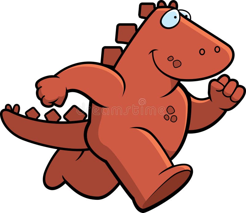 Dinosaur Running Stock Photo - Image: 6894670