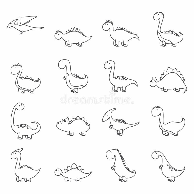 Top more than 77 outline small dinosaur tattoo best - in.eteachers