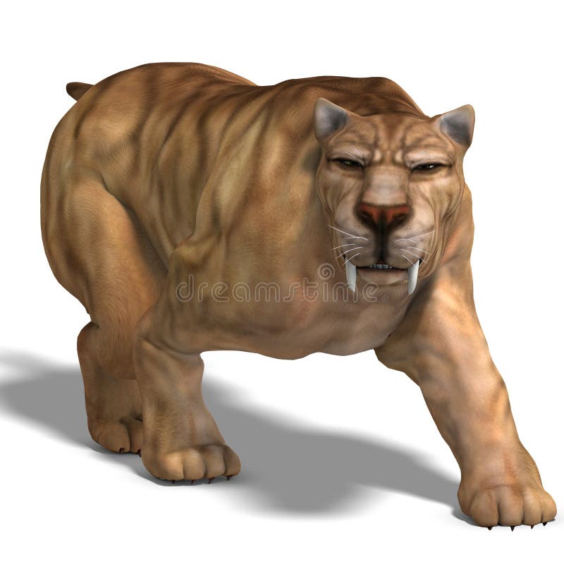 Dinosaur Smilodon