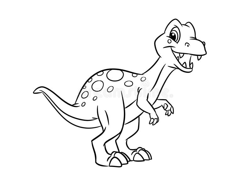 dinosaur tyrannosaurus rex coloring pages stock