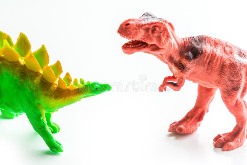 Dinosaur zabawka na białym odosobnionym tle zdjęcia stock Dinosaur zabawka na białym odosobnionym tle zdjęcia stock