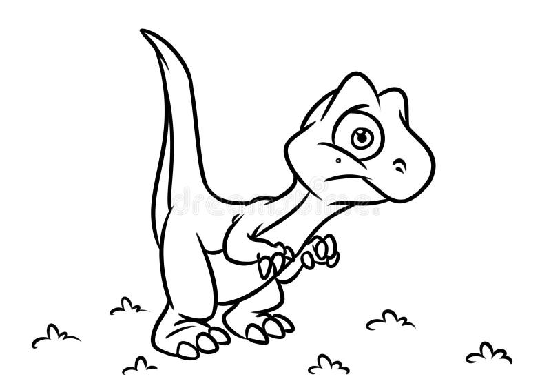 Dinosaura cudu kolorystyki strony kreskówki ilustracje ilustracja wektor