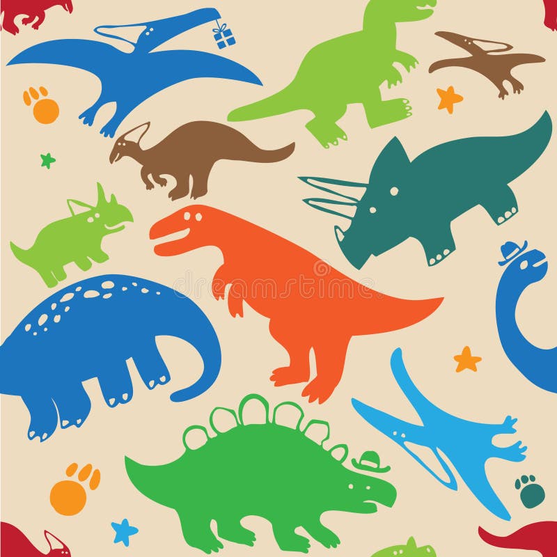 Dinosaure de modèle illustration de vecteur Dinosaure de modèle illustration de vecteur