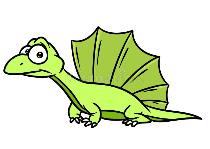 Download Dinosaurier Dimetrodon-Farbtonseiten-Karikatur Illustrationen Stock Abbildung - Illustration von ...