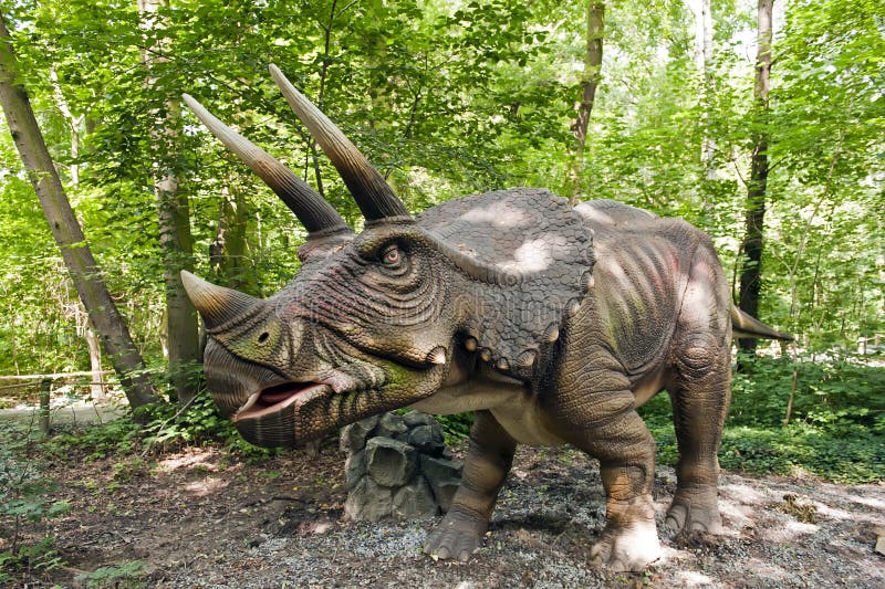 Dinosaurier - Triceratops stockbild