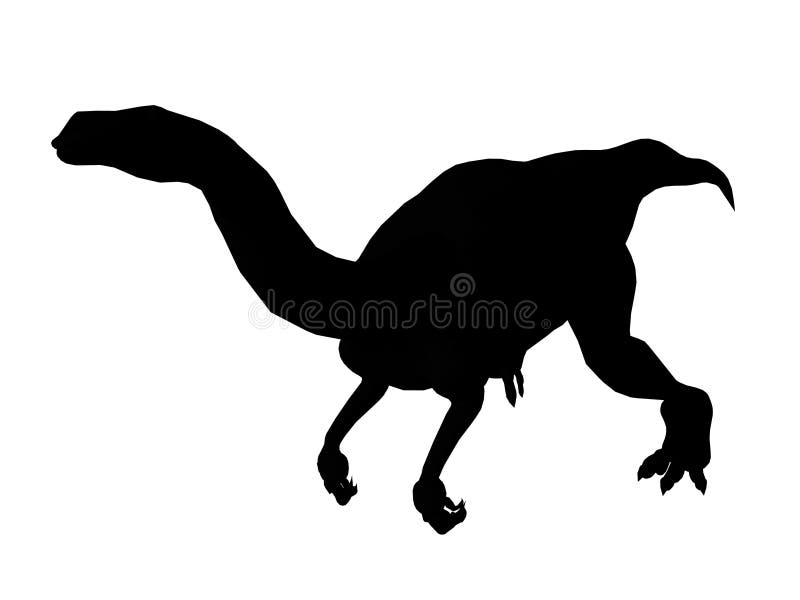 Dinosaurierschattenbild I vektor abbildung Dinosaurierschattenbild I vektor abbildung