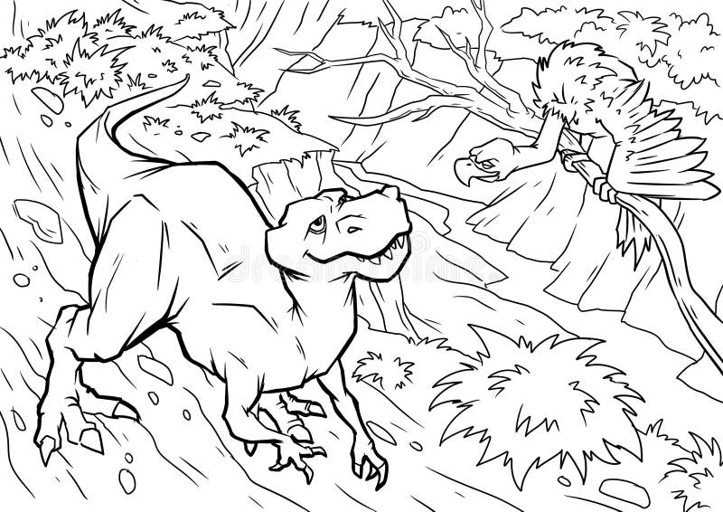 Dinosaurio De Dibujos Animados. Ilustración De Dibujo Para Niños Y Niños Stock de ilustración - Ilustración de color, despredador: 204679721 Dinosaurio De Dibujos Animados. Ilustración De Dibujo Para Niños Y Niños Stock de ilustración - Ilustración de color, despredador: 204679721