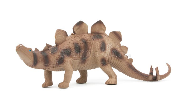 Dinosauro di stegosauro isolato fotografia stock